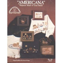 Americana duplicate stitch and CrossStitch leaflet LAST ONE