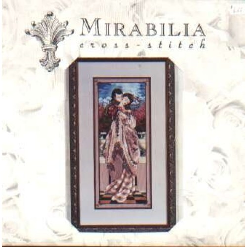 The kiss by Mirabilia designs, 32 count 7 3/4 x 19