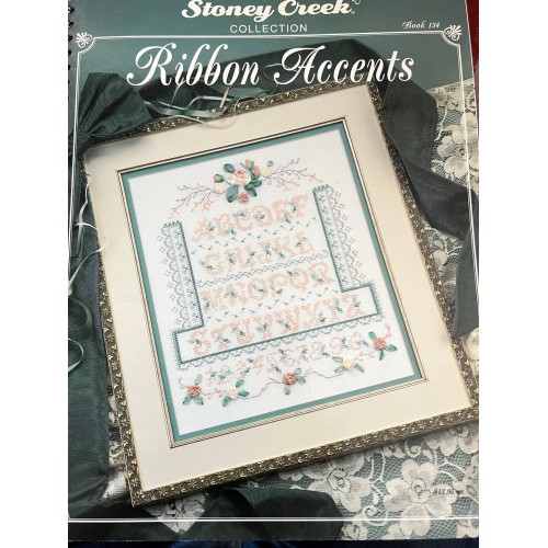 Stoney Creek Ribbon accents CrossStitch book 134 (1995)