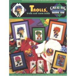 Trolls and more trolls booklet, featuring 12 CrossStitch patterns vcl-20018