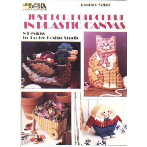 Just for potpourri in plastic canvas to CrossStitch 8 designs 1269