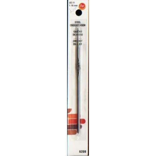 Steel crochet hook by Boye, US 11, 1.10mm 6208