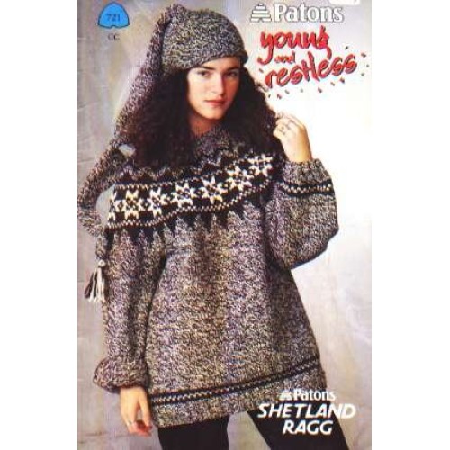 Young and restless Shetland Ragg with 4 designs, 721