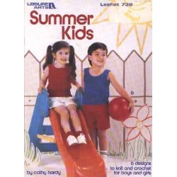Summer kids, 6 designs to knit and crochet for children to knit and crochet 739