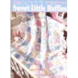 Sweet Little Ruffles crochet book, 6 baby afghans 3062 *last one*