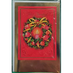 Carlton Cards - Santa's Workbench Feliz Navidad Cards - 18 count