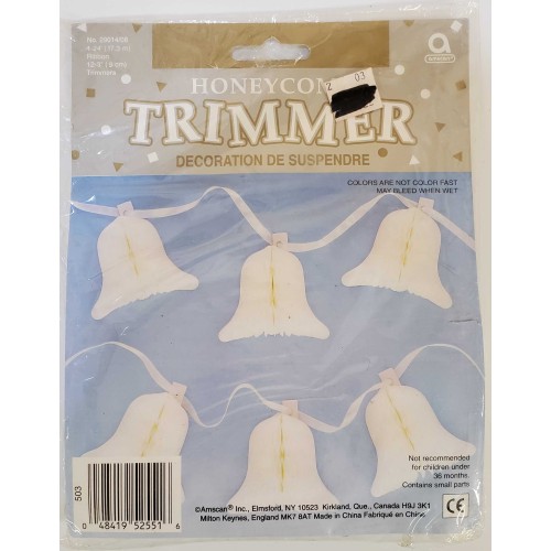 White Bell Honeycomb Trimmer