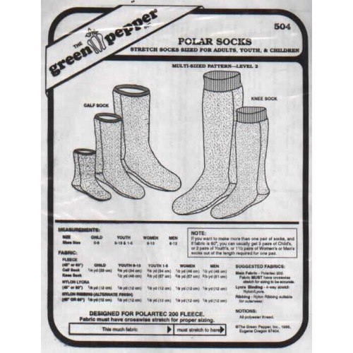 Green Pepper POLAR SOCKS 504