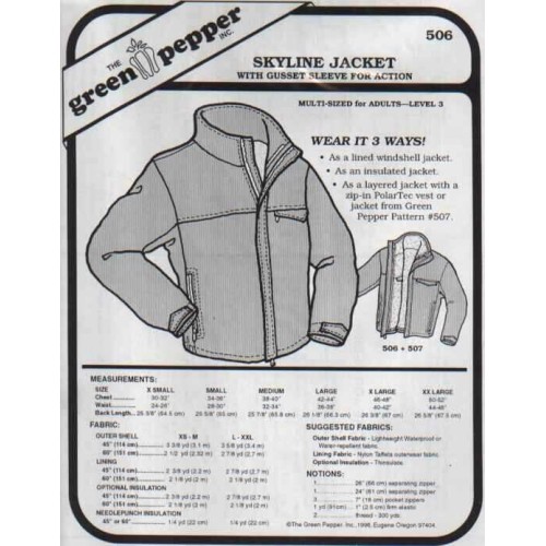 Green Pepper skyline jacket 506