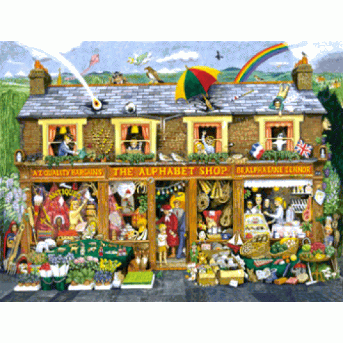 The Alphabet Shop Jigsaw Puzzle By Sunsout - 48 Pieces *Last One*